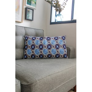 Embroidered Rectangular Cushion - 3 colours